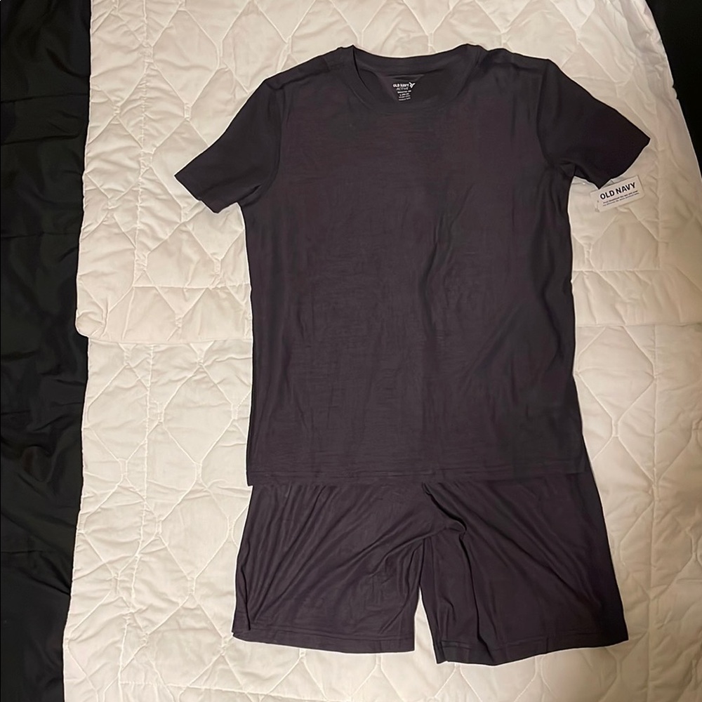 Old Navy Charcoal Grey Active Wear Set Boys Large 10-12